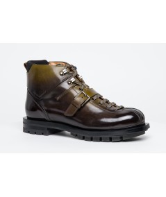 Leather Boots Santoni brown